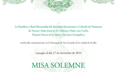 MISA SOLEMNE EN HONOR DE SAN JUAN EVANGELISTA