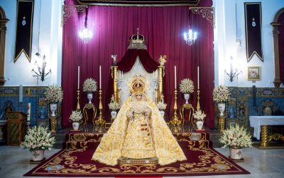 Nuestra Señora de la Salud, expuesta en besamano en conmemoración de su antigua festividad