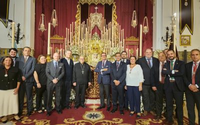 Visita del Rvdo. Padre D. Tulio Ramírez Padilla. Obispo de Guarenas (Venezuela)